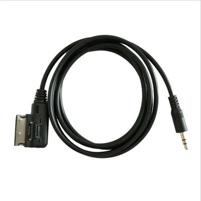 3.5MM JACK AUX-W MP3 CABLE FOR VW FOR AUDI A3 A4 A5 A6 A8 Q3 Q5 Q7 DY0  