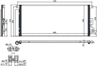 Opel mokka 2012-2016 радиатор кондиционера 1850274 фото №1