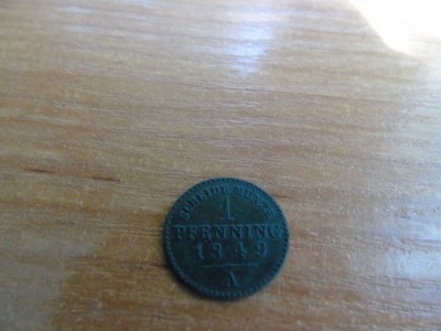 1 Pfenning 1849 r.