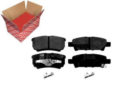 Гальмівні колодки гальмівні mitsubishi lancer 03- задня febi bi фото №1