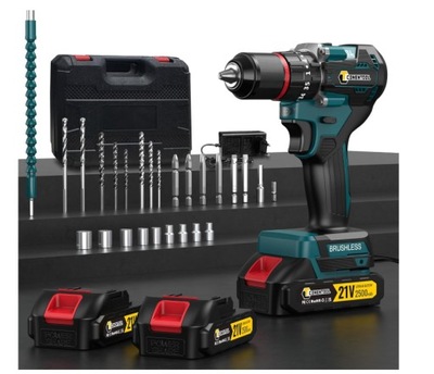 Wkrętarka Conentool zasilanie akumulatorowe 21 V Zestaw