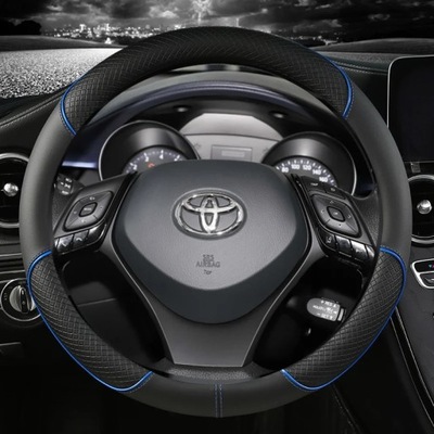 SKORZOWA CUERO VOLANTE SKORKI PARA TOYOTA CHR C-HR WYSOKIEJ DE CALIDAD AKC  