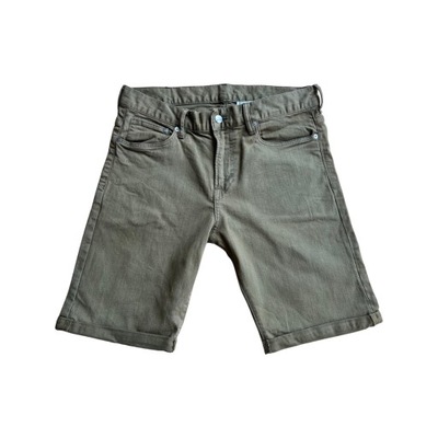 szorty jeansowe H&M 33 / zieleń / CUDO 9175