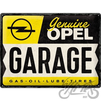 PLACA PLAKAT 30X40 OPEL GARAGE 23315  