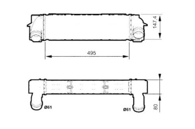 Nrf інтеркулер bmw x3 xdrive 20 1 f25 фото №1