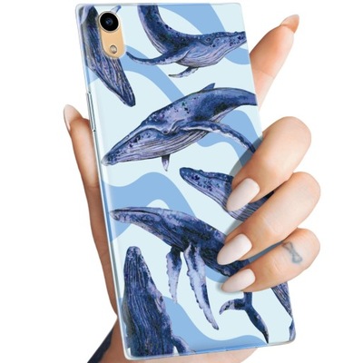 ETUI DO SONY XPERIA XA1 WZORY MORZE FALE WODA AQUA OBUDOWA POKROWIEC CASE