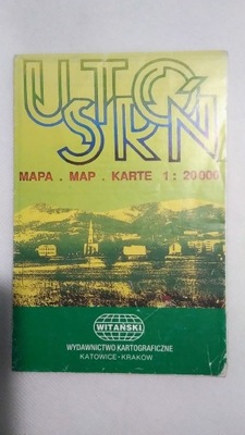 USTROŃ plan miasta mapa gminy 1992 r. (3)