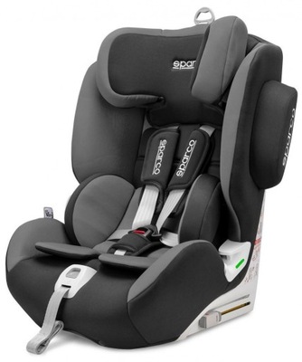 Fotelik SPARCO SK1000i 9-36 kg ISOFIX szary