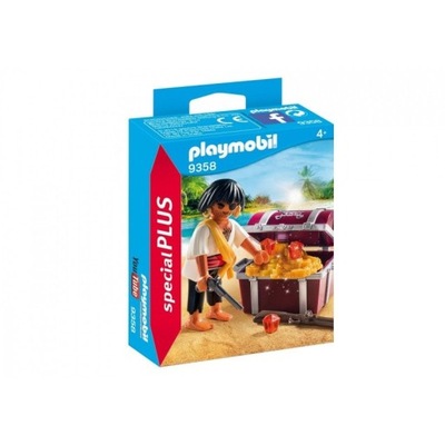 PLAYMOBIL 9358 PIRAT ZE SKRZYNIĄ SKARBÓW