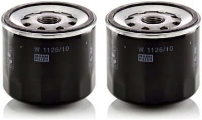 Mann-filter w 1126/10 фільтр оливи фото №1