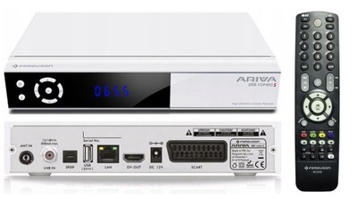Dekoder do Kablówki DVB-T2 DVB-C i Satelitarny Ferguson Ariva 255 Combo SAT
