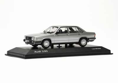 МОДЕЛЬ AUDI 100 C2 SILVER СЕРЕБРИСТЫЙ 1:43 MINICHAMPS фото