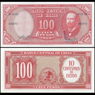 Chile 100 Pesos 1960 P-127 UNC