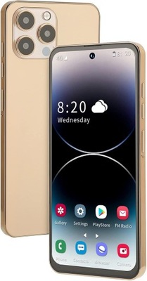 I14 ProMax 4G Smartfon Android 4/128GB Dual SIM 6,7" Złoty