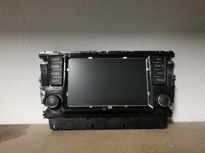 Радио навигация lcd дисплей skoda rapid 5q0035874b 5ja919604a legal фото №1