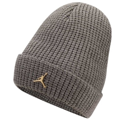 NIKE JORDAN CZAPKA ZIMOWA UTILITY BEANIE CIEPŁA NA ZIMĘ METAL LOGO ZLOTE