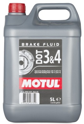 MOTUL DOT 3 & 4 BRAKE FLUID - PŁYN HAMULCOWY - 5L