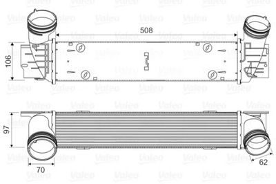 VALEO 818594 RADIATOR AIR CHARGER  