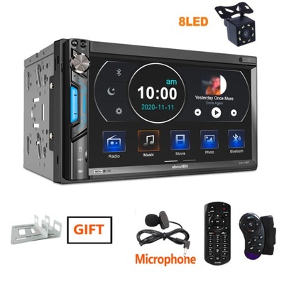 STYL 71BT 8LED SW MC RADIO DE AUTOMÓVIL 2DIN CARPLA  