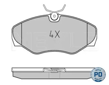 ZAPATAS DE FRENADO VAUXHALL RENAULT OPEL MEYLE  