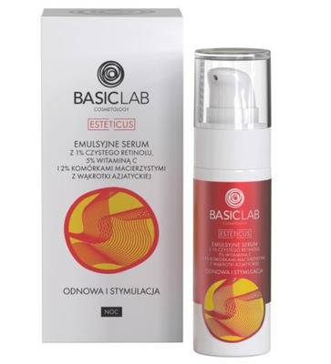 BasicLab Esteticus Emulsyjne Serum z Retinolem 1% 30ml