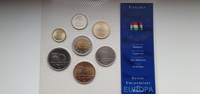 Zestaw monet Węgry mennicze