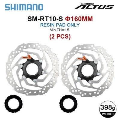 SM RT10 160MM 2 SZT. DEORE SM RT56 RT26 DISKU STABDŽIŲ 6 SRUBOWA DISKU D 