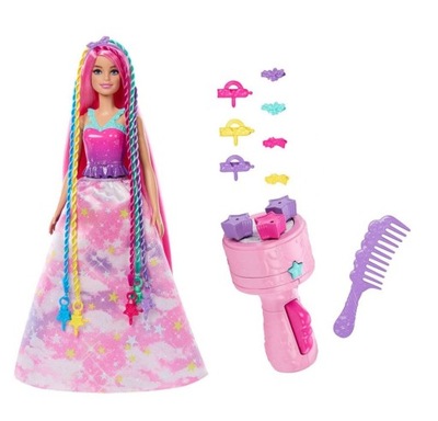 Lalka Barbie Dreamtopia Księżniczka Zakręcone Pasemka