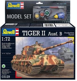 Model do sklejania 1:72 63129 Tiger II Ausf. B