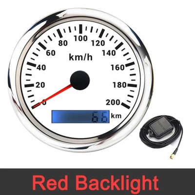 New 85MM GPS Speedometer for motorcycle With 7 Colors Backlight Spee~73279