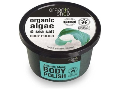 Scrub solny Organic Shop 250 ml atlantyckie algi