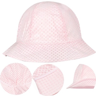 Kapelusz dla dziewczynki kapelusik różowy 50-52