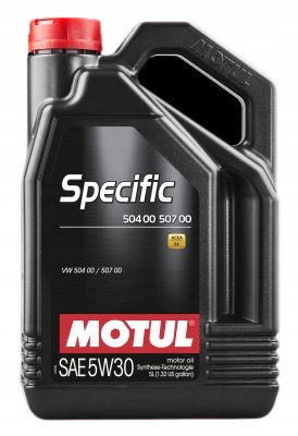 MOTUL SPECIFIC 504 00 507 00 5W30 C3 5L фото