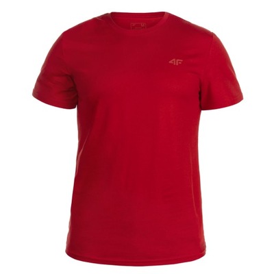 Koszulka męska 4F H4L22-TSM352 62S czerwona