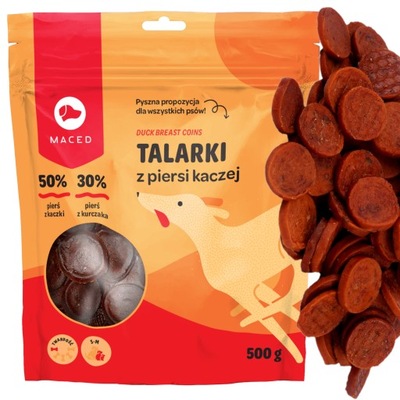 TALARKI Z KACZKI przysmak dla psa MACED 500g