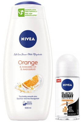 NIVEA żel pod prysznic + antyperspirant w kulce