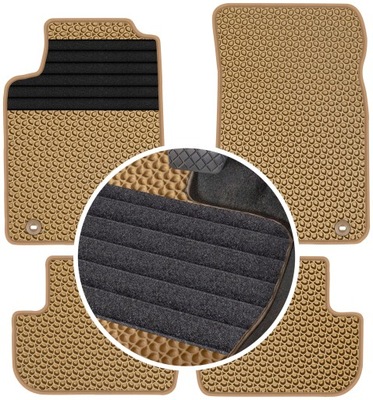 INFINITI Q30S 2015-2019 MATS RUBBER FOR CAR EVA BEIGE COLOR  