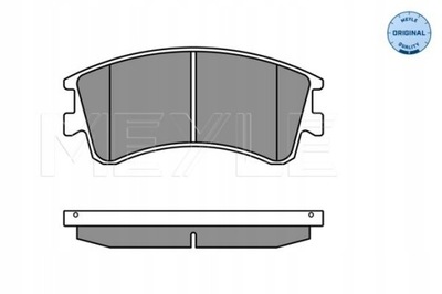 MEYLE 025 240 4618/W КОМПЛЕКТ КОЛОДОК ТОРМОЗНЫХ, ТОРМОЗА TARCZOWE