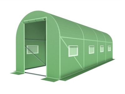 Tunel foliowy 10 m² 400 x 250 cm zielony