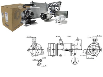 Nissens компресор кондиціонера mini r50 r53 r52 фото №1