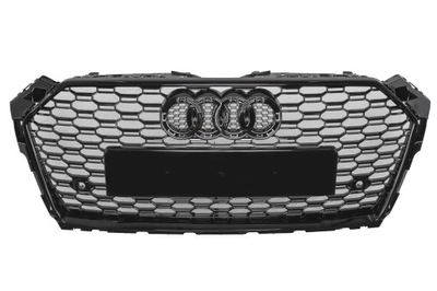 RADIATOR GRILLE STYLIZACJA ON RS5 BLACK AUDI A5 8W6 17-19  