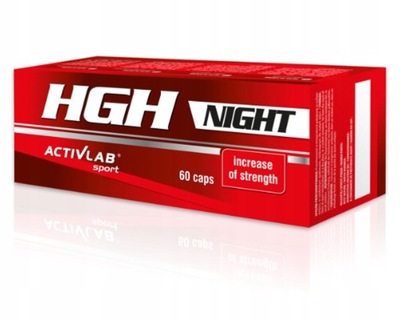 ACTIVLAB HGH NIGHT 60 k HORMON WZROSTU GABA ZMA NO