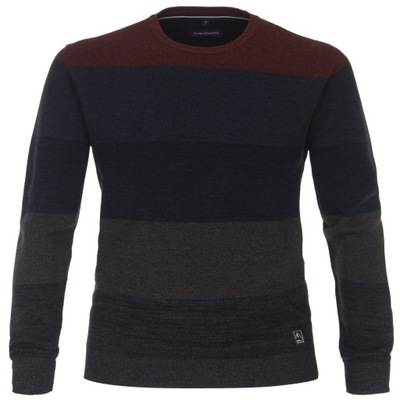 Kolorowy sweter w pasy Casa Moda 3XL