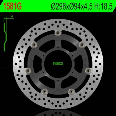 NG DISKU STABDŽIŲ PRIEK. HONDA CBR 250 ABS '11-16, CBR 300R ABS '14-20 