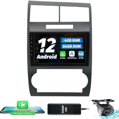 RADIO NAVEGACIÓN GPS DODGE CHARGER/ MAGNUM 2005- 2007 4GB 64GB LTE CARPLAY  