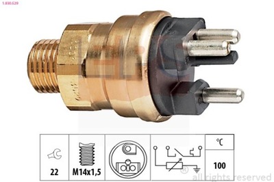 SENSOR TEMPERATURA DE LÍQUIDO REFRIGERACIÓN DB M102 100 1-830-529  