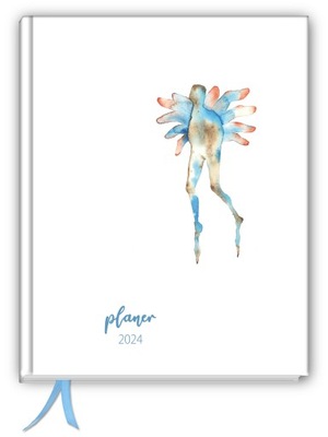 Kalendarz 2024 TaDaPlanner książkowy szyty tygodniowy A5+ planer roczny