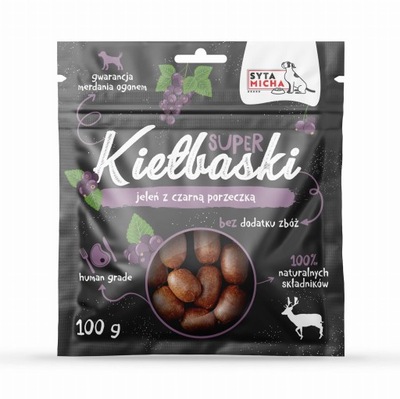 Smaczek dla PSA Alergika 95% JELEŃ OMEGA3 100g