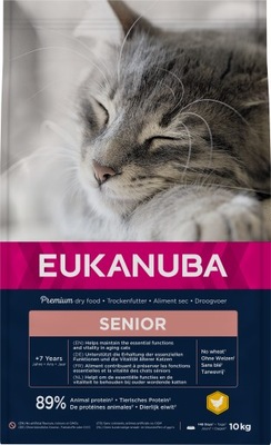 Eukanuba Senior karma dla kota kurczak 7+ 10kg