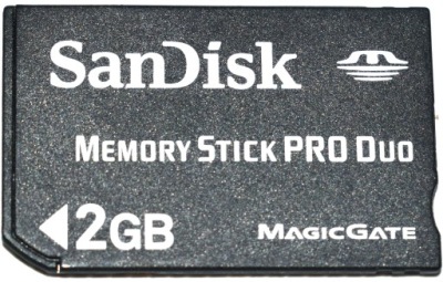 Karta pamięci MEMORY STICK PRO DUO SANDISK 2GB Magic Gate